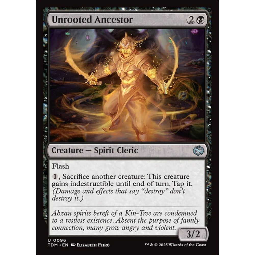 Unrooted Ancestor uncommon 96 Magic the Gathering Tarkir: Dragonstorm