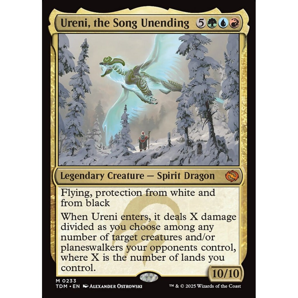 Ureni, the Song Unending mythic 233 Magic the Gathering Tarkir: Dragonstorm