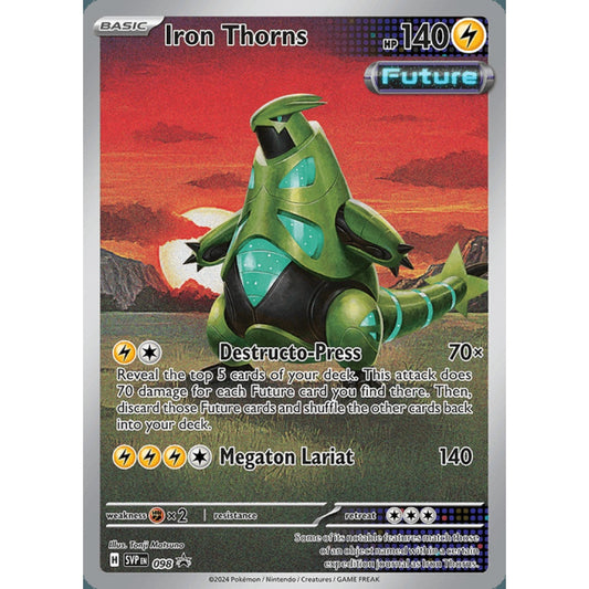 Iron Thorns Black Star Promo 98 Pokemon Card Game Scarlet & Violet Promos