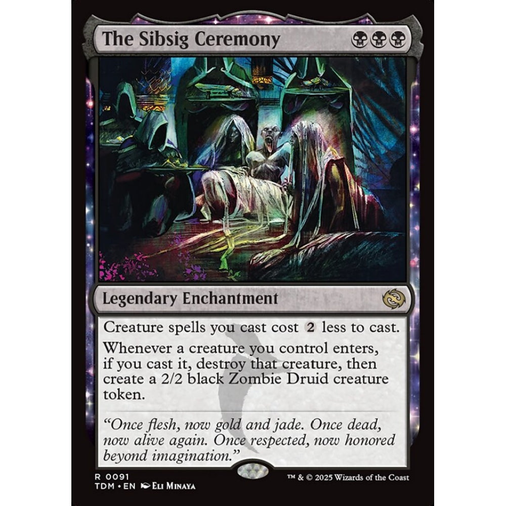 The Sibsig Ceremony rare 91 Magic the Gathering Tarkir: Dragonstorm