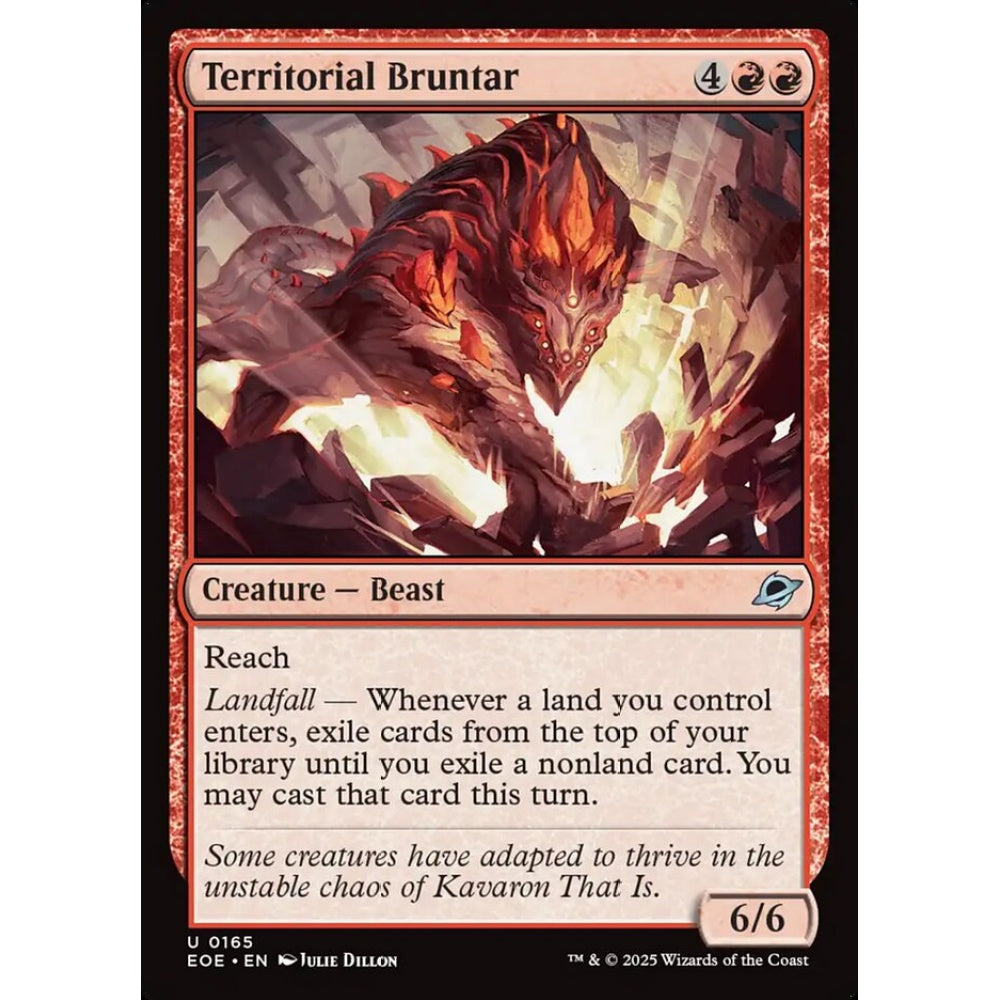 Territorial Bruntar uncommon 165 Magic the Gathering Edge of Eternities