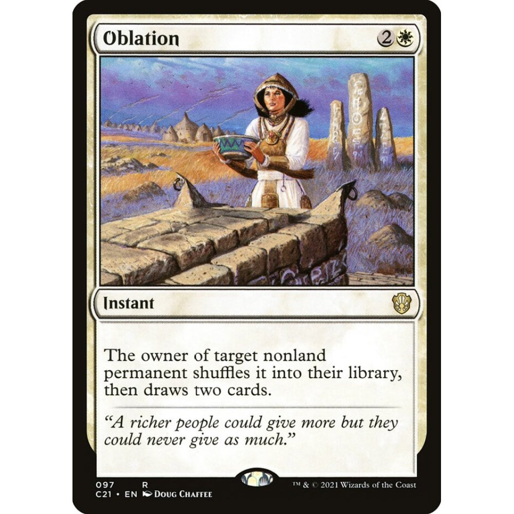 Oblation rare 97 Magic the Gathering Commander 2021