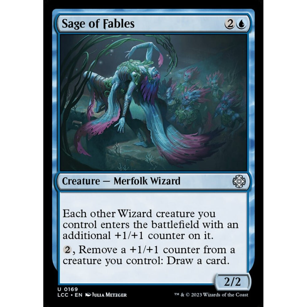 Sage of Fables, uncommon, 169, Magic the Gathering, The Lost Caverns of Ixalan Commander