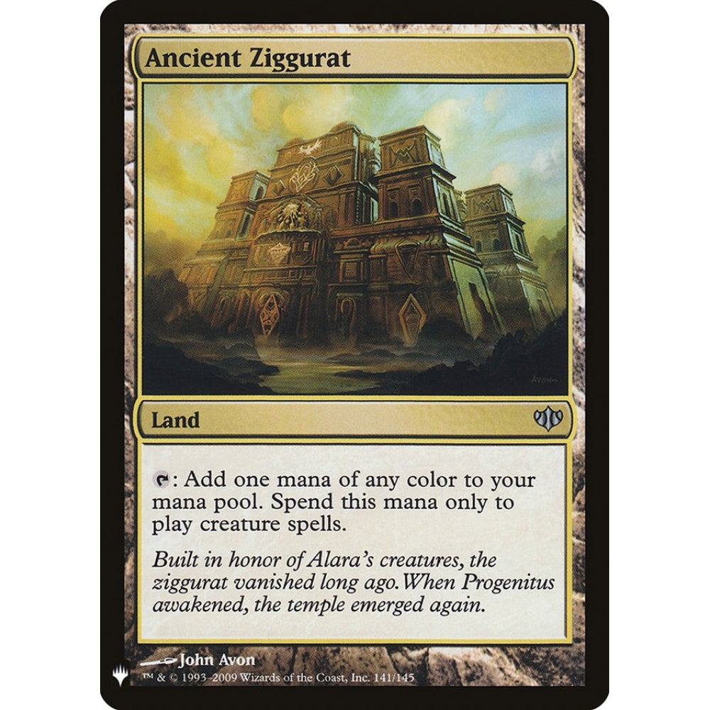 Ancient Ziggurat uncommon CON-141 Magic the Gathering The List