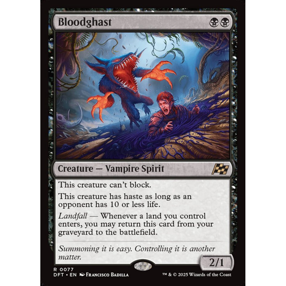 Bloodghast, 77, rare, Magic: The Gathering, Aetherdrift