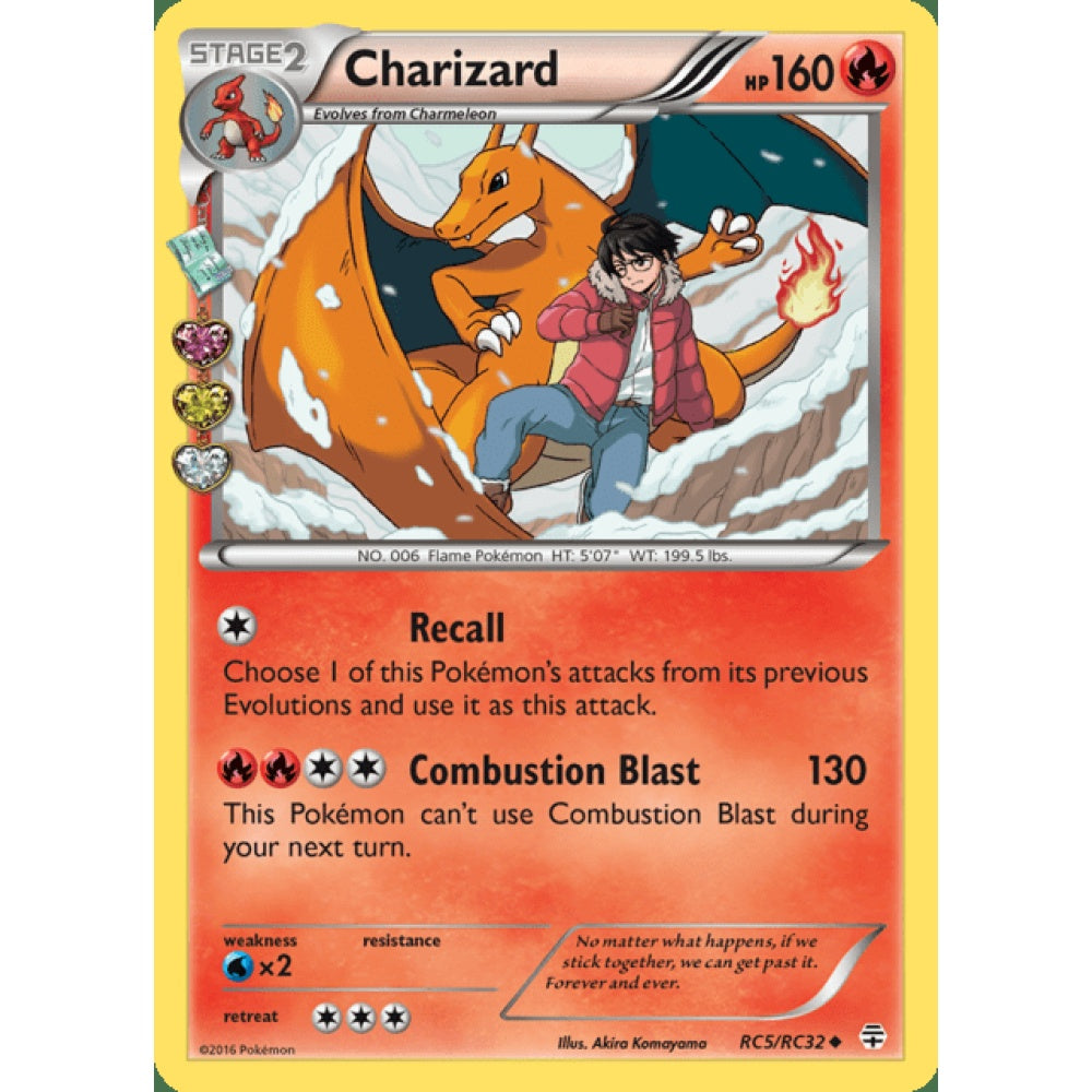 Charizard Uncommon RC5/RC32 Pokemon Card Game Generations