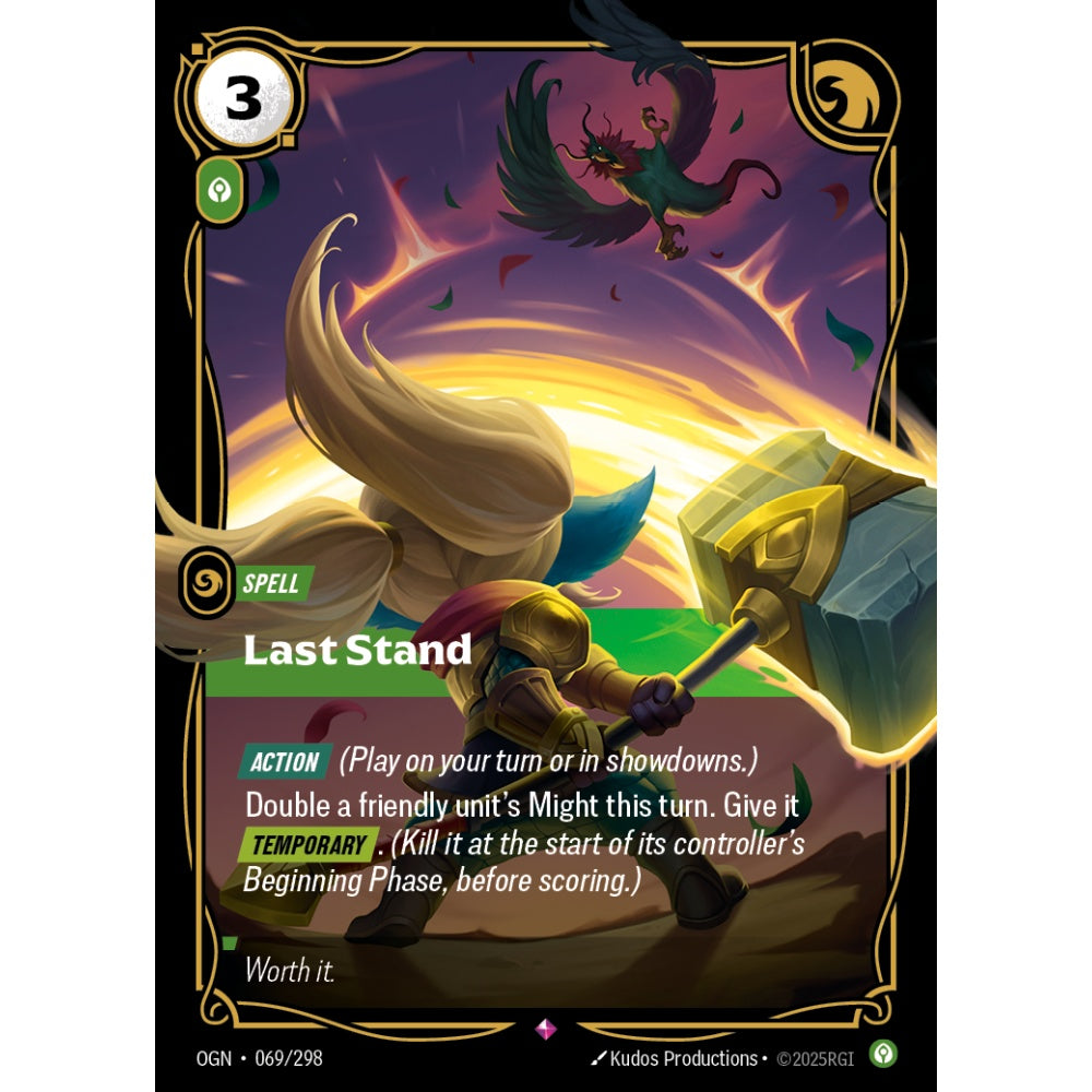 Last Stand OGN-069/298 Riftbound Card Game Origins Rare