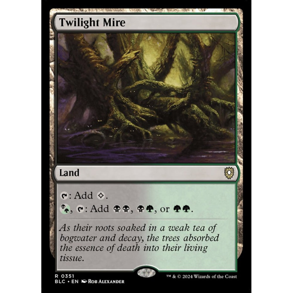Twilight Mire, 351, rare, Magic: The Gathering, Bloomburrow