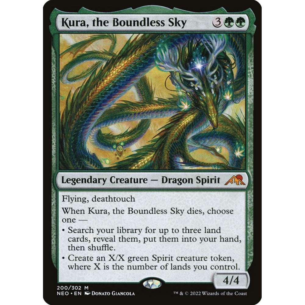 Kura, the Boundless Sky mythic 200 Magic the Gathering Kamigawa: Neon Dynasty