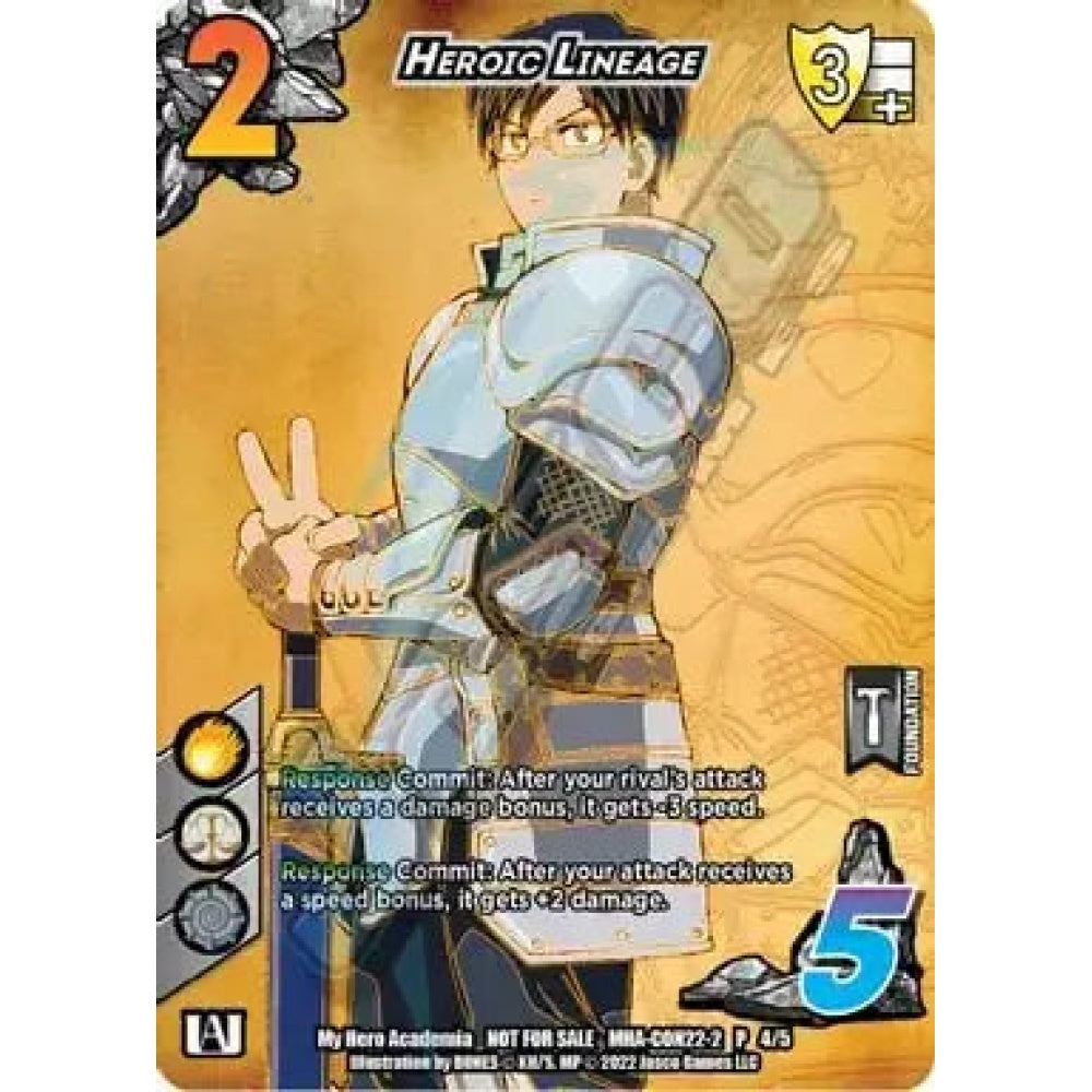 Heroic Lineage, 4/5, P, UniVersus, Promos