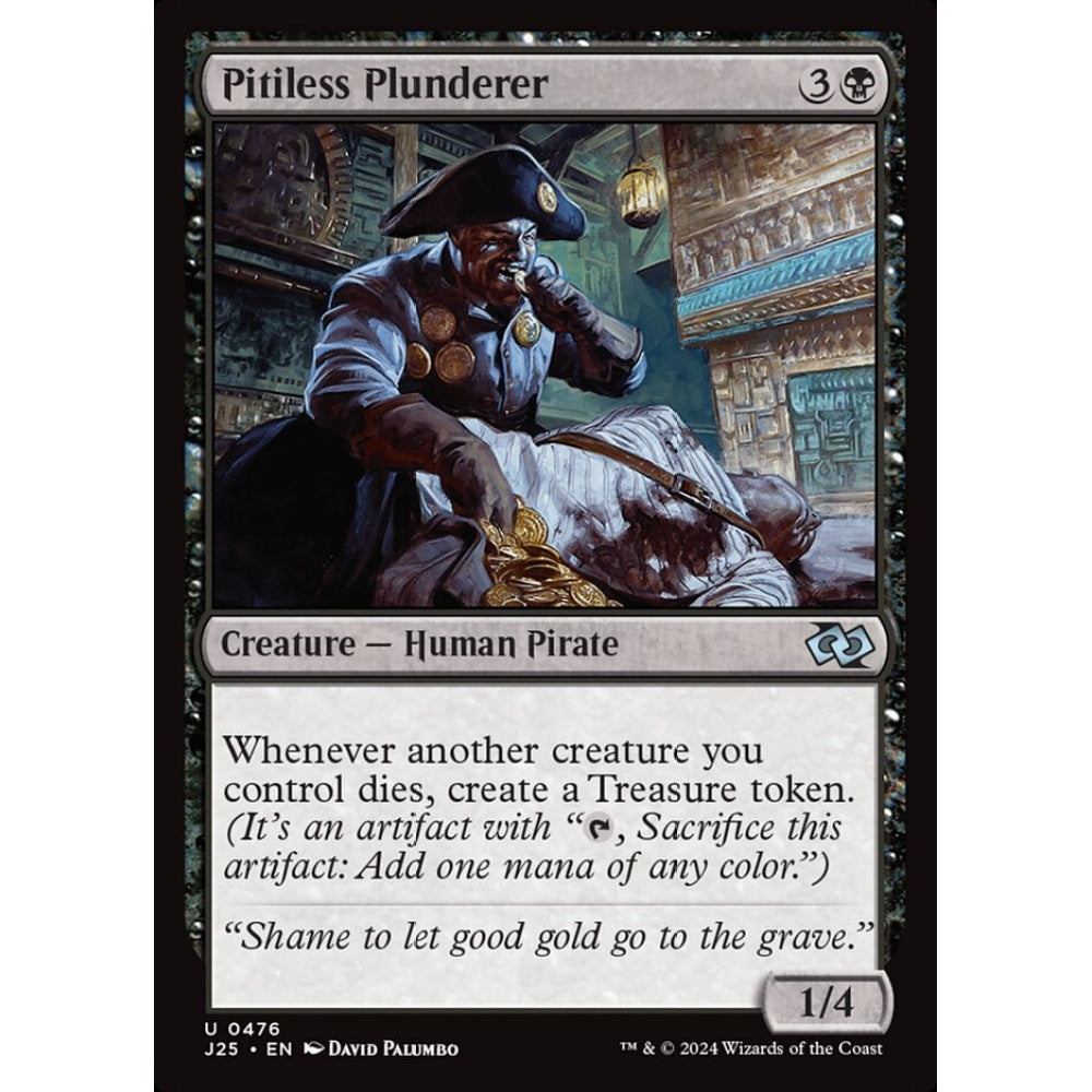 Pitiless Plunderer, 476, uncommon, Magic: The Gathering, Foundations Jumpstart