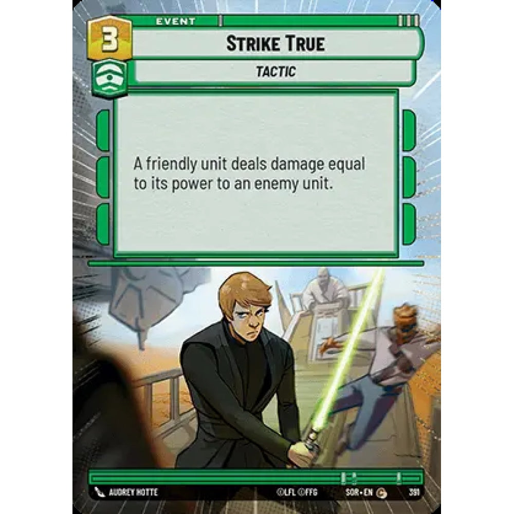 Strike True, 391, C, Star Wars Unlimited, Sparks Of Rebellion