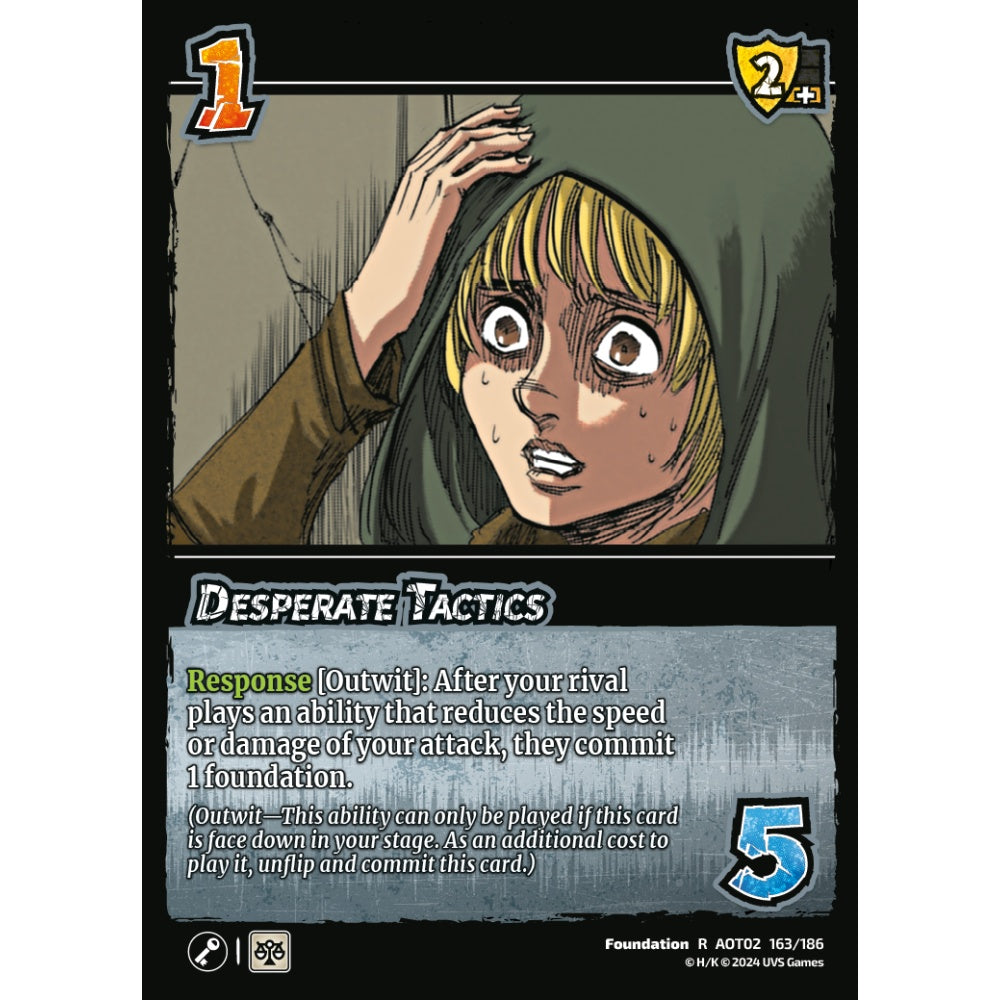 Desperate Tactics, 163/186, AOT02, Universus, Attack on Titan: Origins of Power, Foundation, R