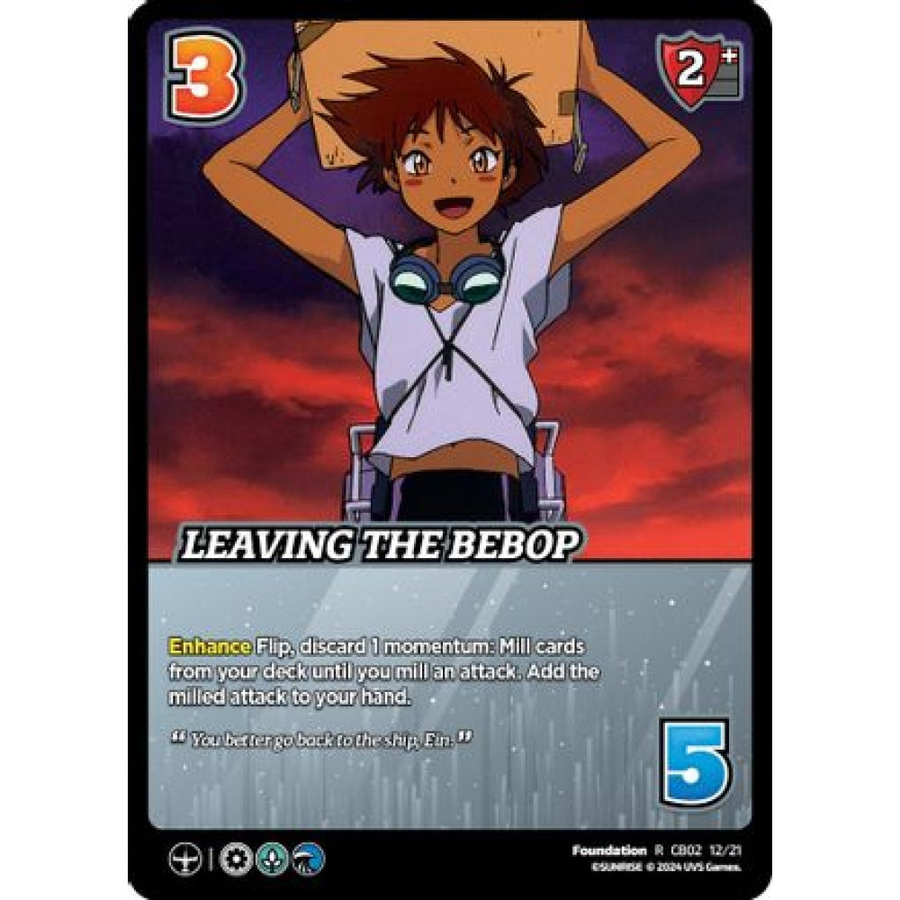 Leaving the Bebop, 12/21, R, UniVersus, Cowboy Bebop & Trigun Stampede