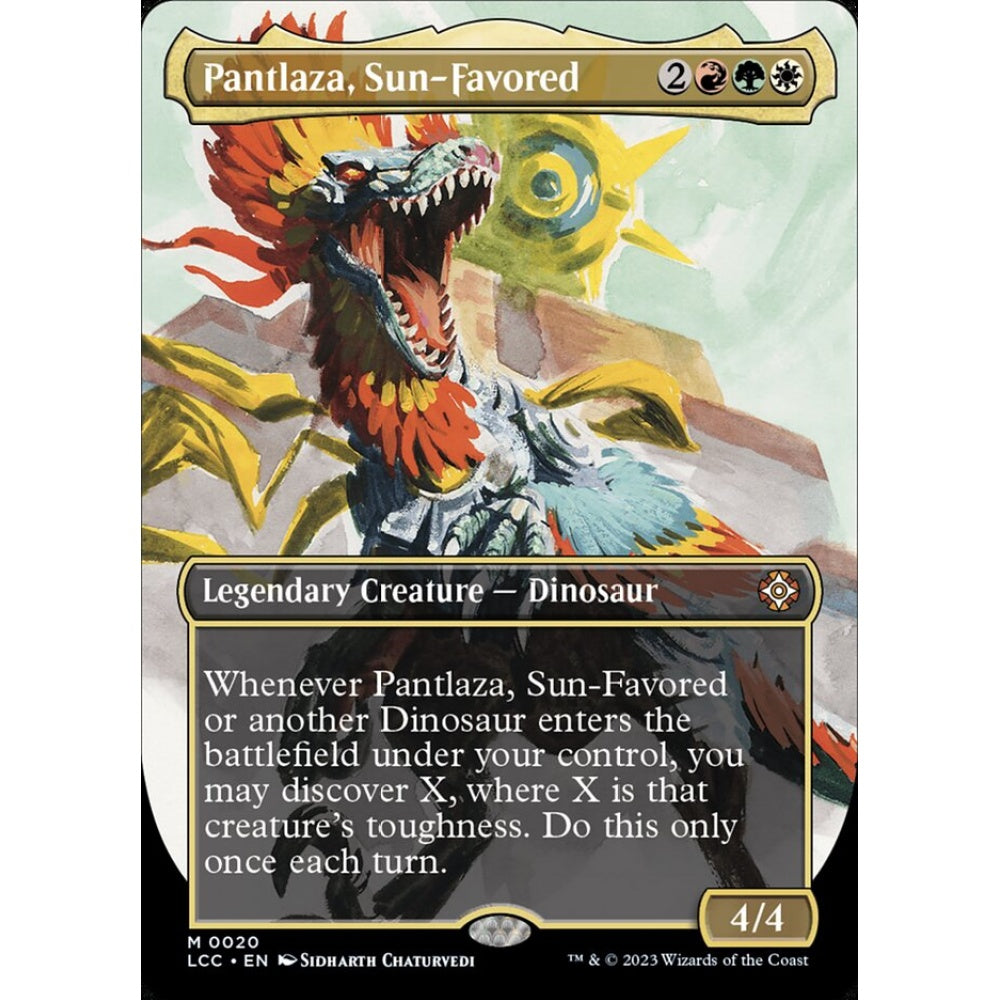 Pantlaza, Sun-Favored mythic 20 Magic the Gathering The Lost Caverns of Ixalan Commander