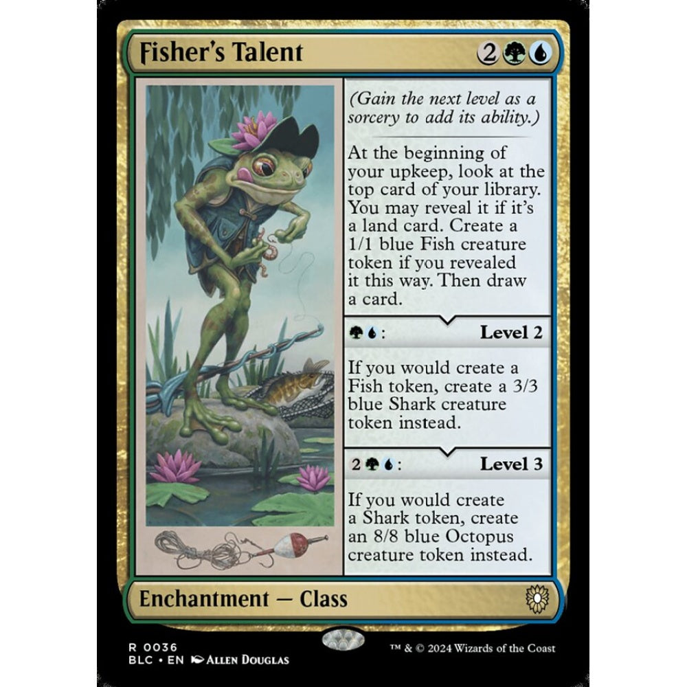 Fisher's Talent, 36, rare, Magic: The Gathering, Bloomburrow