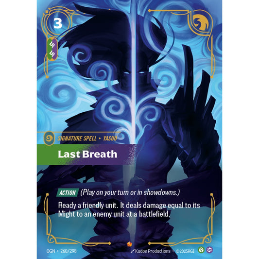 Last Breath OGN-260/298 Riftbound Card Game Origins Epic