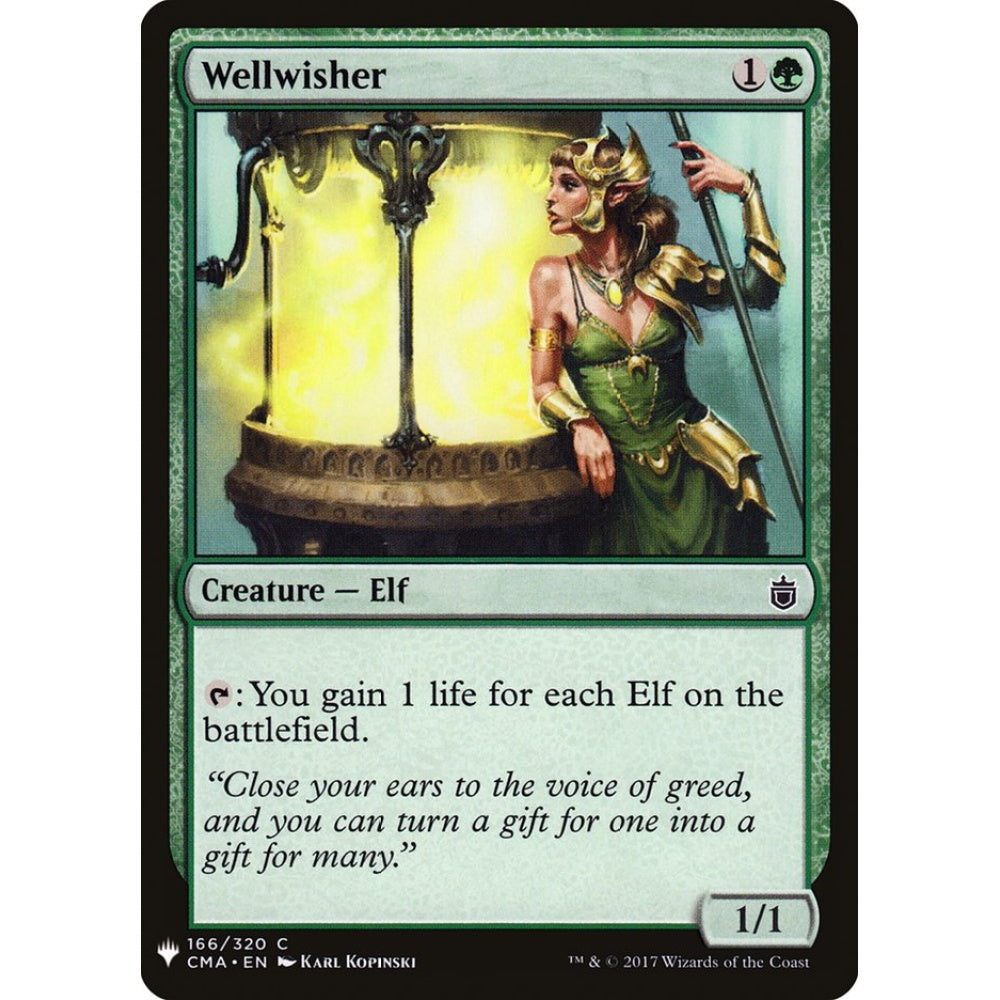 Wellwisher common CMA-166 Magic the Gathering The List