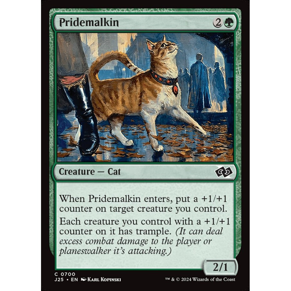 Pridemalkin, 700, common, Magic: The Gathering, Foundations Jumpstart
