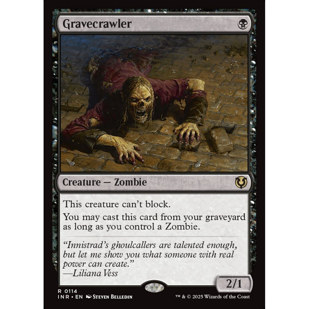 Gravecrawler, 114, rare, Magic: The Gathering, Innistrad Remastered