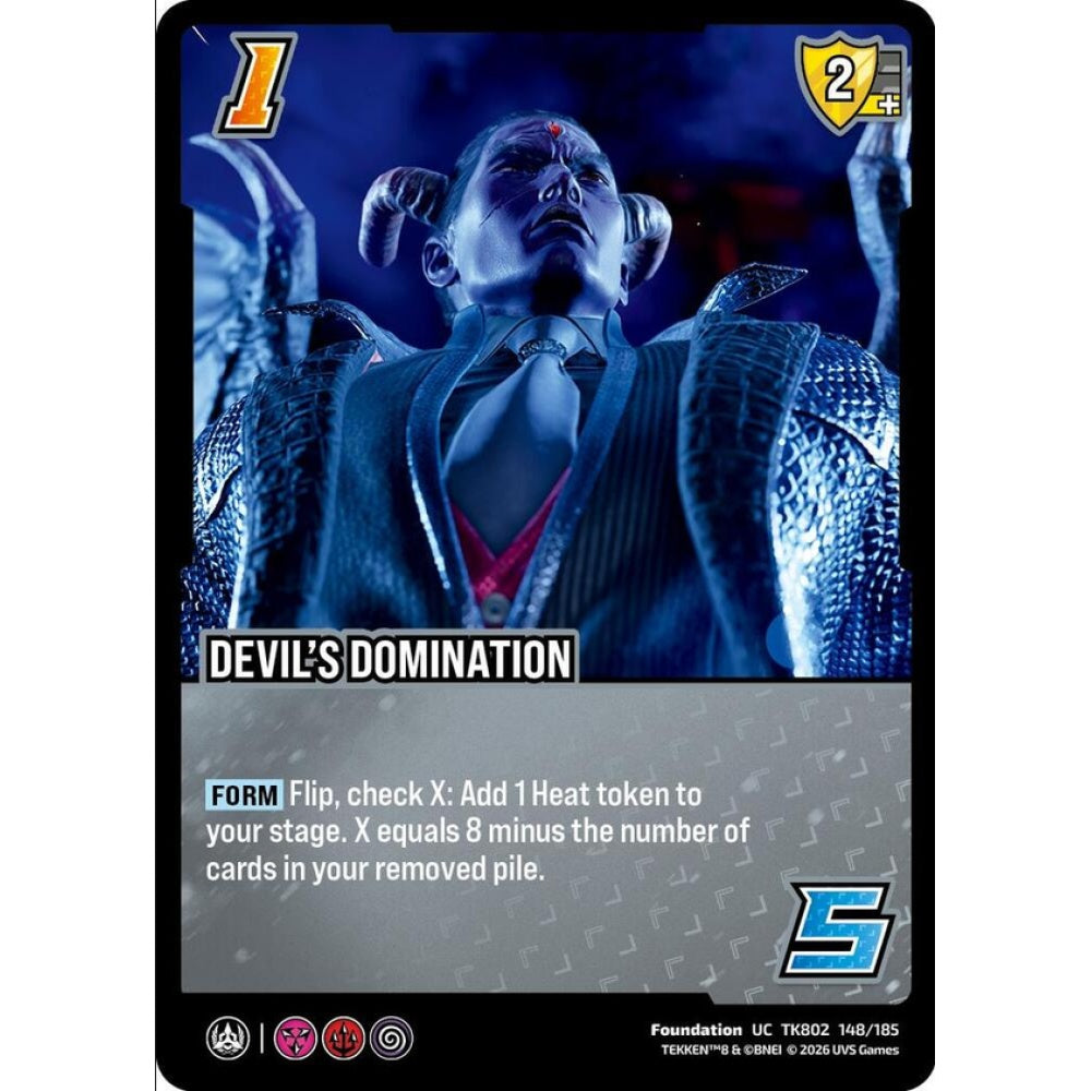 Devil's Domination 148/185 TK802 Universus Tekken 8 Foundation UC