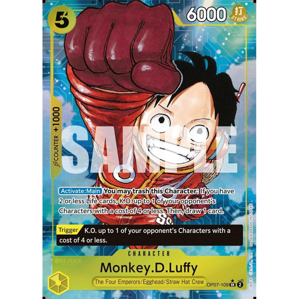 Monkey.D.Luffy, OP07-109, Super Rare, One Piece, 500 Years in the Future