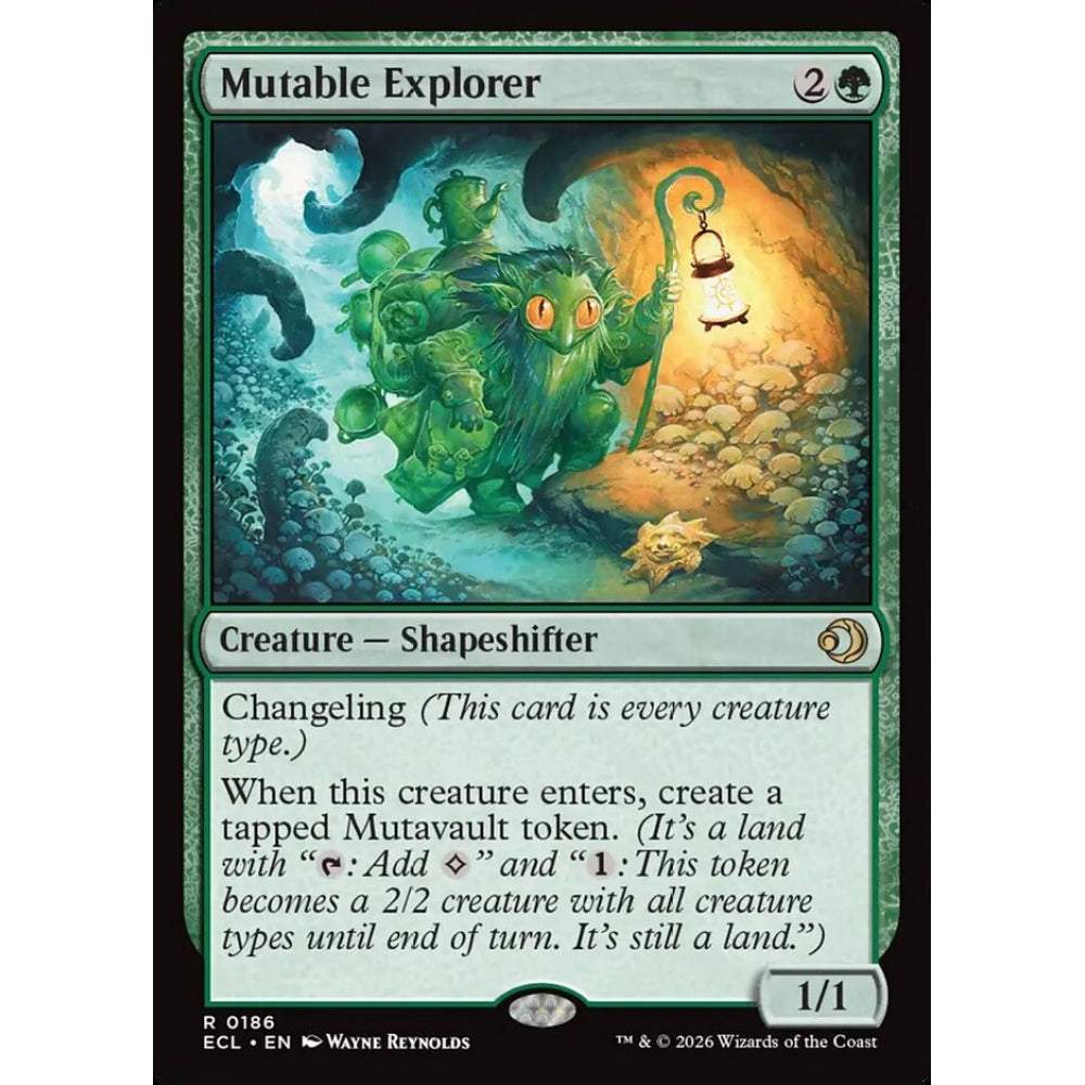 Mutable Explorer rare 186 Magic the Gathering Lorwyn Eclipsed