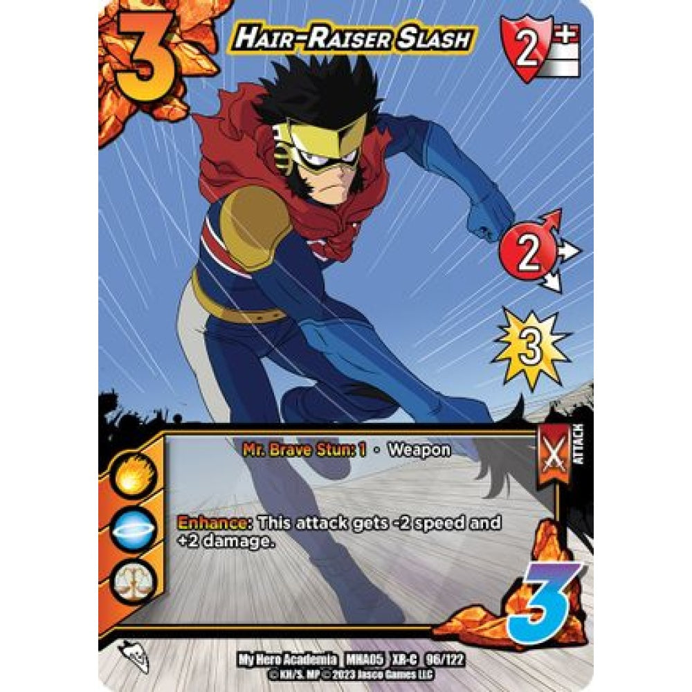 Hair-Raiser Slash, 96/122, XR-C, UniVersus, MHA05 Undaunted Raid