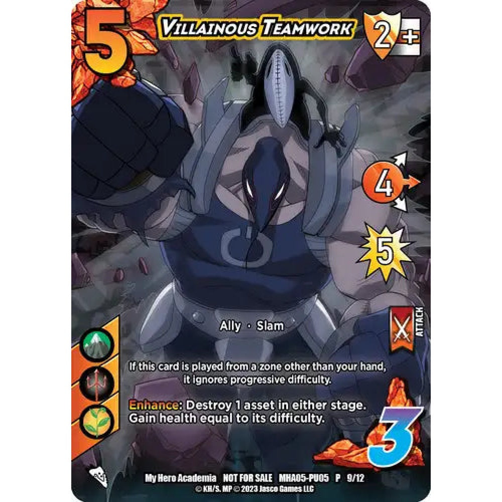 Villainous Teamwork, 9/12, P, UniVersus, Promos