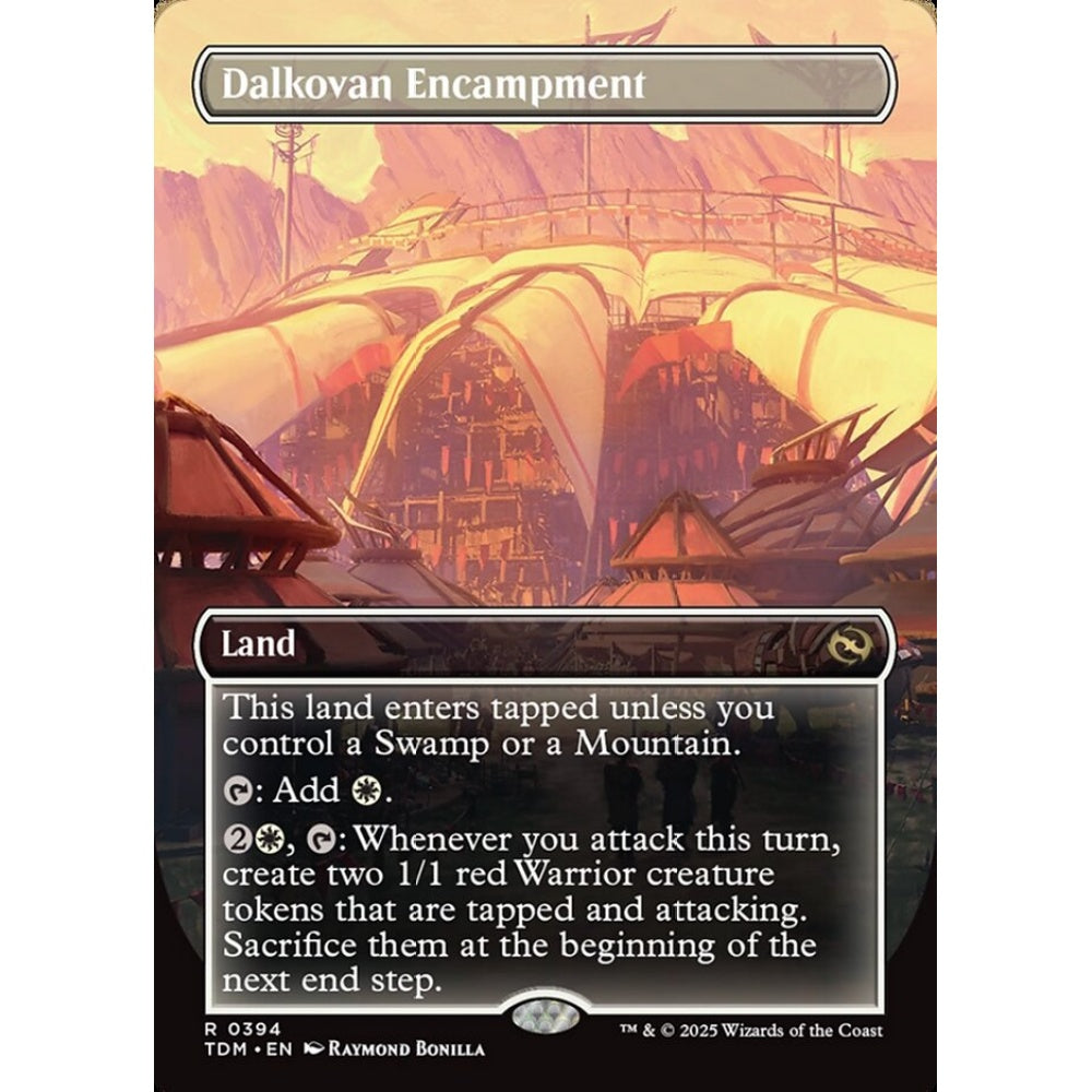 Dalkovan Encampment rare 394 Magic the Gathering Tarkir: Dragonstorm