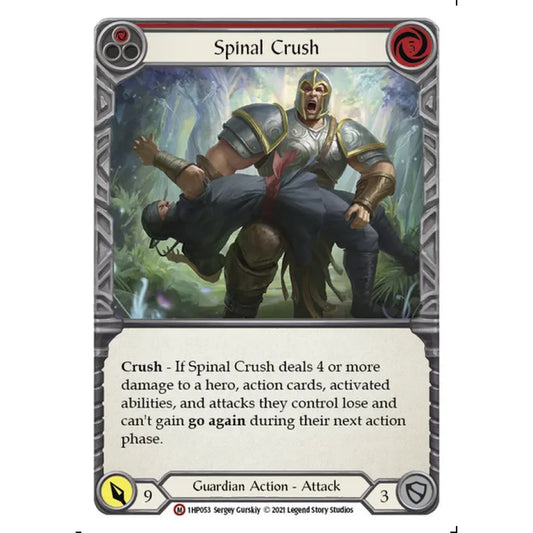 Spinal Crush 1HP053 Majestic Flesh & Blood Trading Card Game History Pack 1 in Regular Art