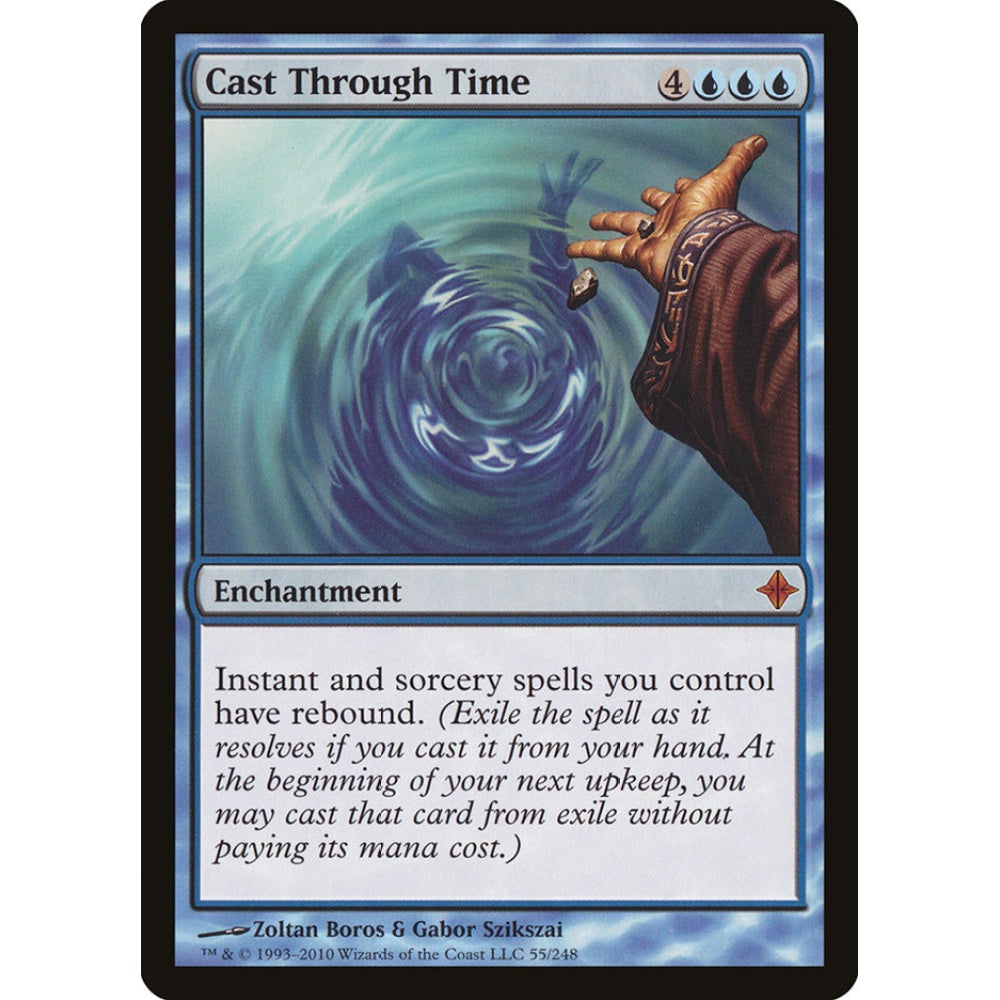 Cast Through Time mythic 55 Magic the Gathering Rise of the Eldrazi