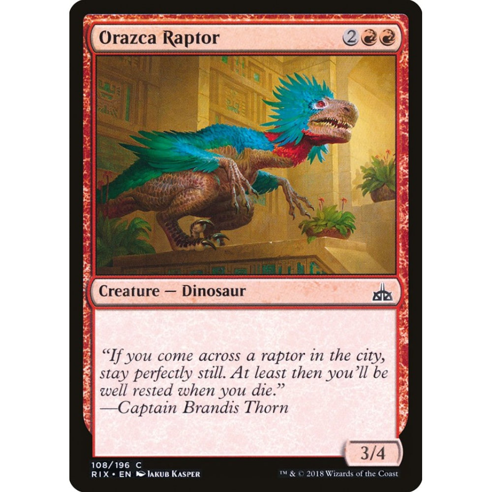 Orazca Raptor common 108 Magic the Gathering Rivals of Ixalan