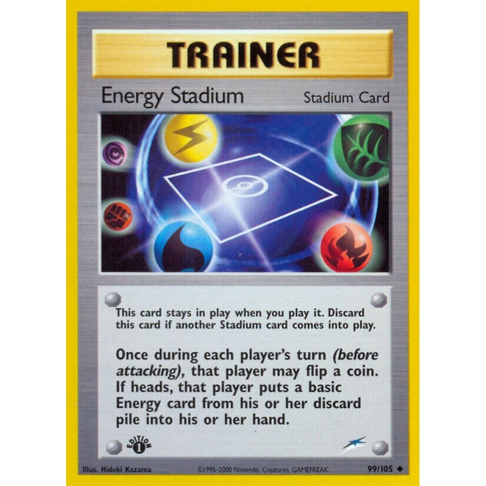 Energy Stadium Uncommon 99/105 Pokemon Card Game Neo Destiny