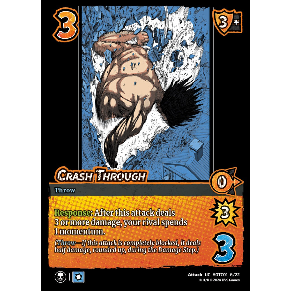 Crash Through, 6/22, UC, UniVersus, Attack on Titan: Battle for Humanity