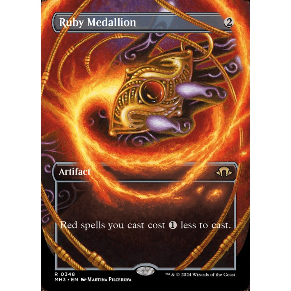 Ruby Medallion, 348, rare, Magic: The Gathering, Modern Horizons 3