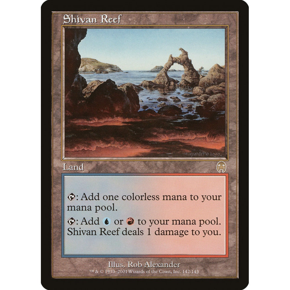 Shivan Reef rare 142 Magic the Gathering Apocalypse
