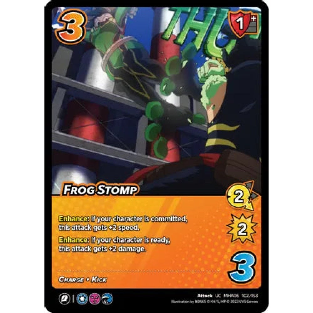 Frog Stomp, 102/153, UC, UniVersus, MHA06 Jet Burn