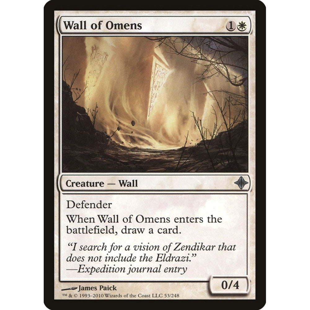 Wall of Omens uncommon 53 Magic the Gathering Rise of the Eldrazi