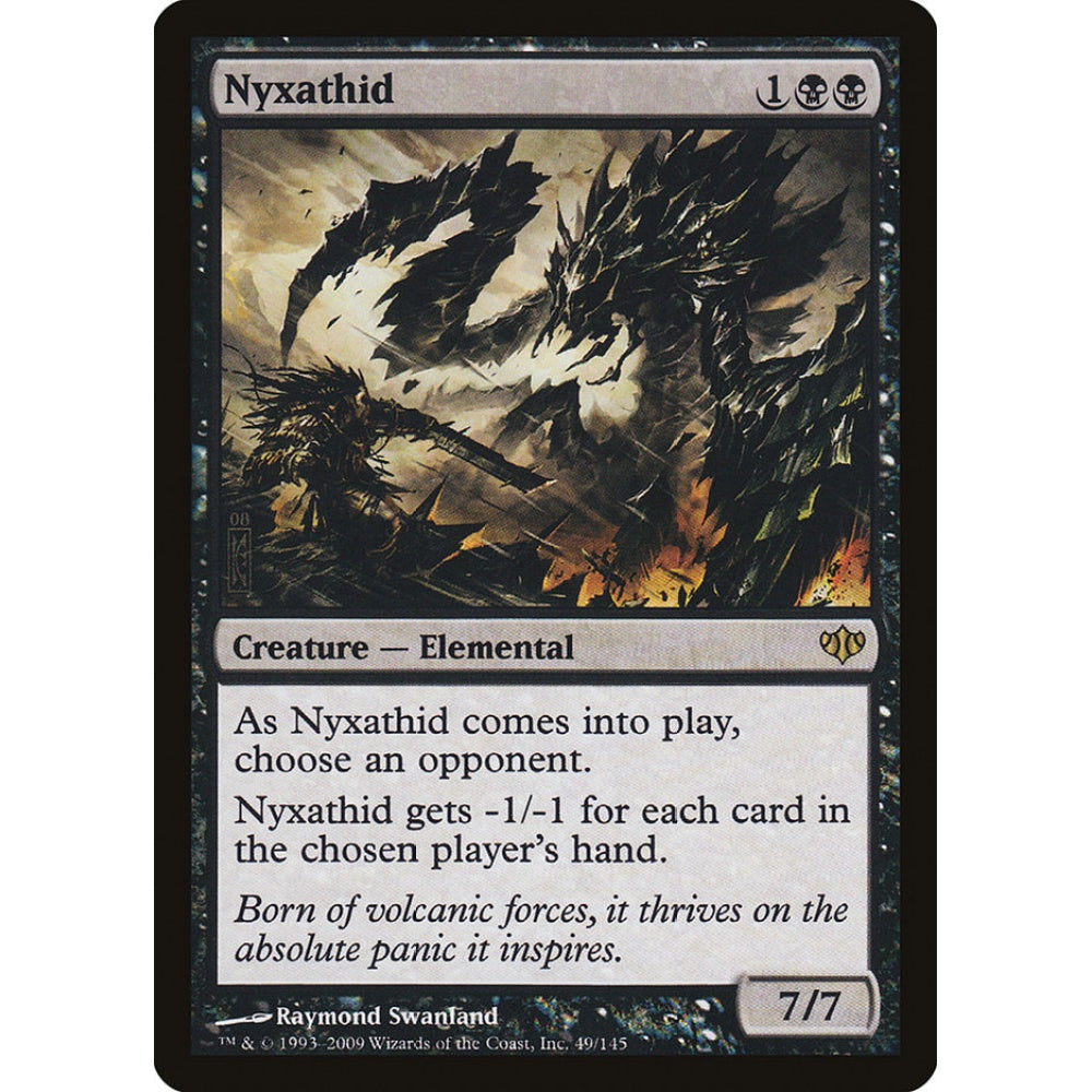 Nyxathid rare 49 Magic the Gathering Conflux