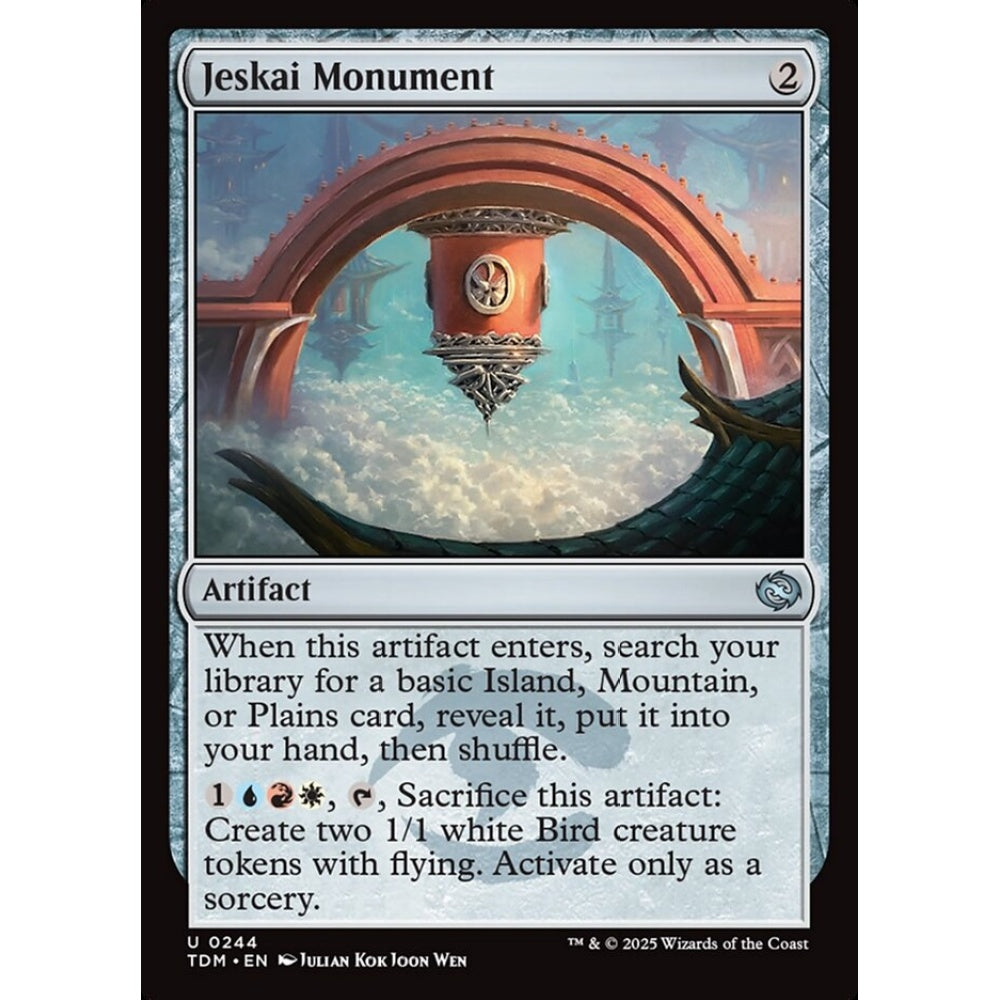 Jeskai Monument uncommon 244 Magic the Gathering Tarkir: Dragonstorm