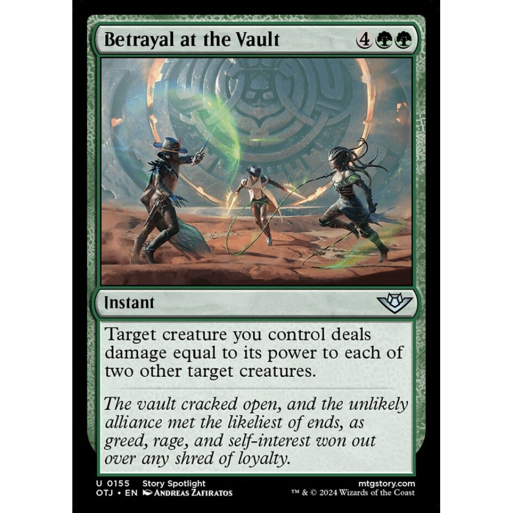 Betrayal at the Vault, 155, uncommon, Magic: The Gathering, Outlaws of Thunder Junction