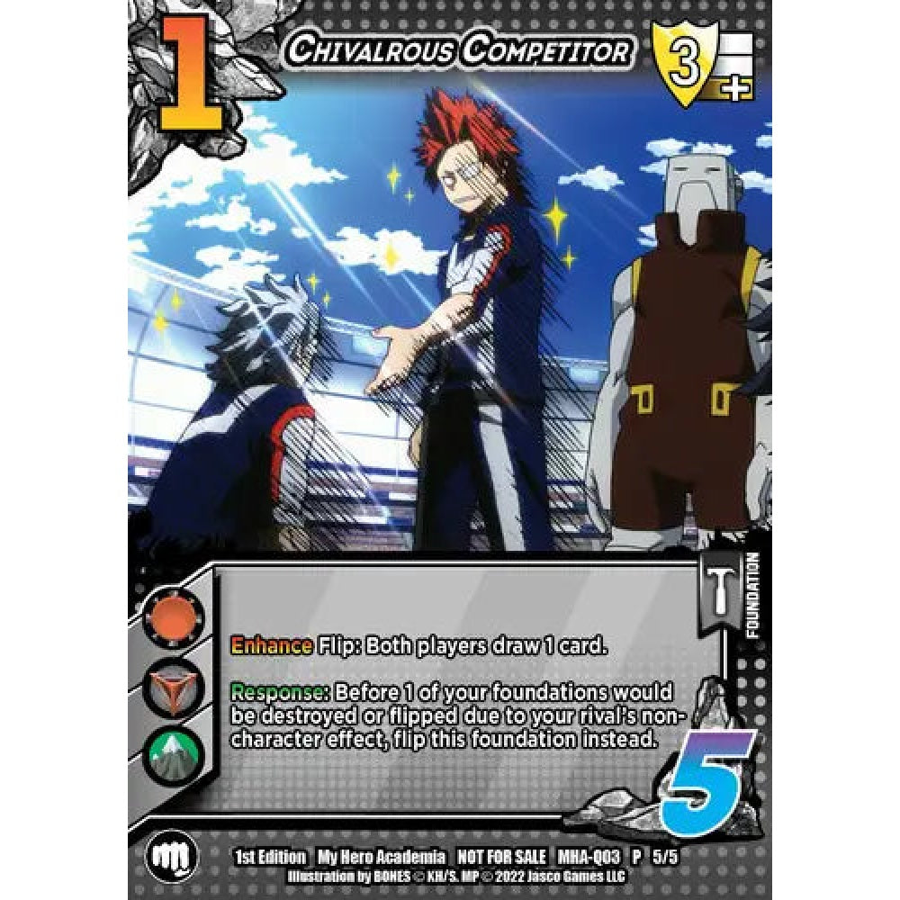 Chivalrous Competitor, 5/5, P, UniVersus, Promos