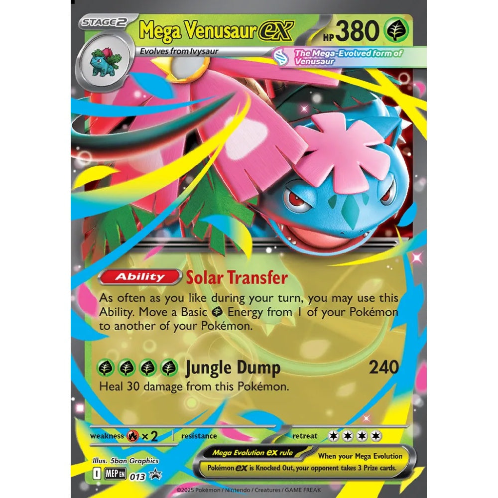 Mega Venusaur ex Promo 13.0 Pokemon Card Game Mega Evolution Promos