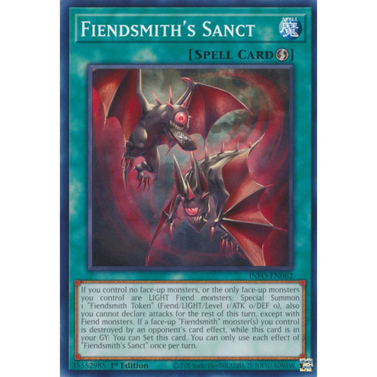 Fiendsmith's Sanct INFO-EN062 Common Common Yu-Gi-Oh The Infinite Forbidden in Art