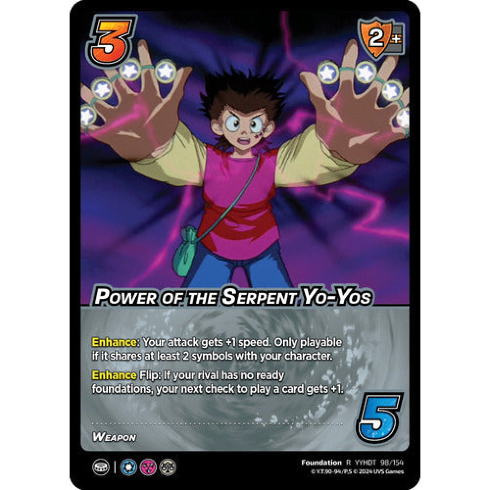 Power of the Serpent Yo-Yos, 98/154, R, UniVersus, Yu Yu Hakusho: Dark Tournament