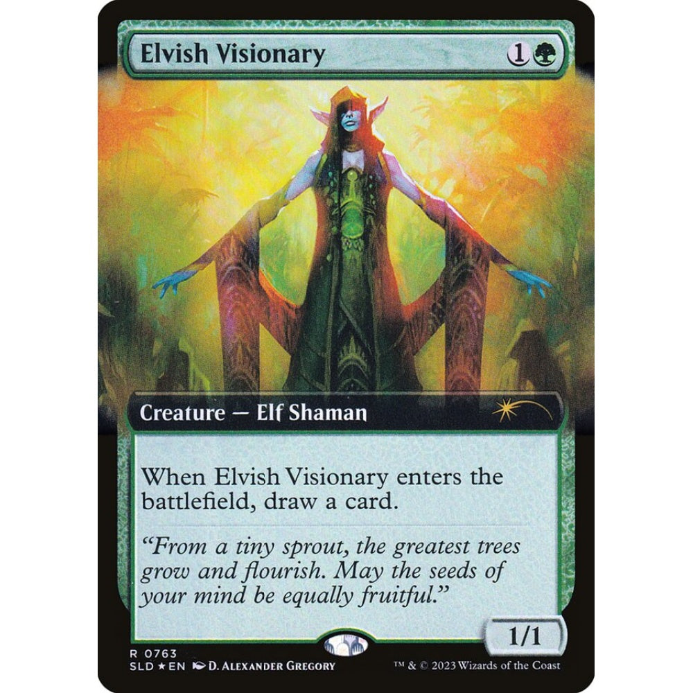 Elvish Visionary rare 763 Magic the Gathering Secret Lair Drop