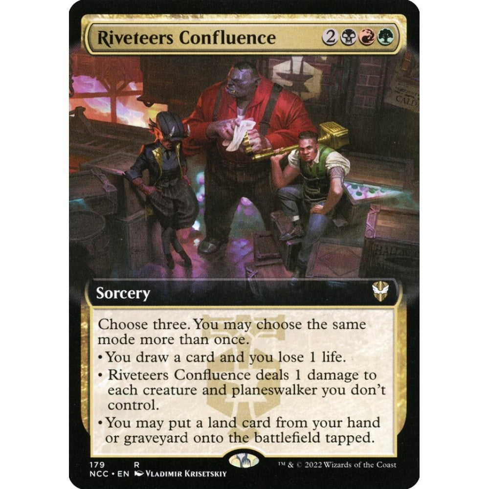 Riveteers Confluence rare 179 Magic the Gathering New Capenna Commander