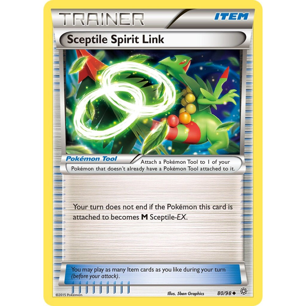 Sceptile Spirit Link Uncommon 80/98 Pokemon Card Game Ancient Origins