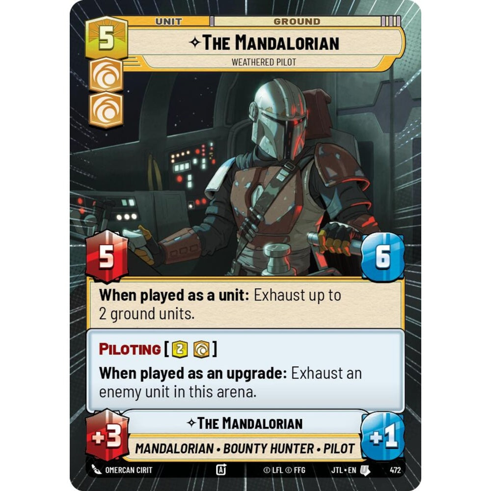 The Mandalorian, U, JTL 472) Hyperspace, Star Wars Unlimited